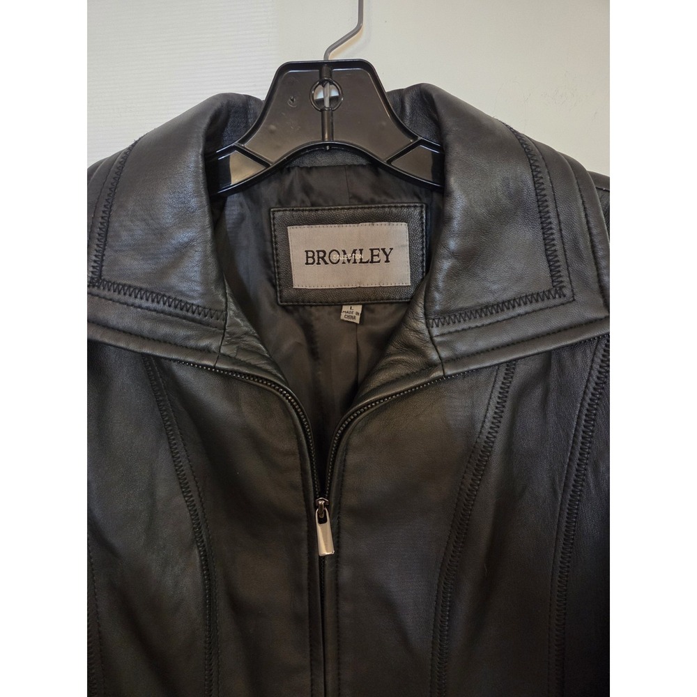 Bromley women's leather jacket-size large